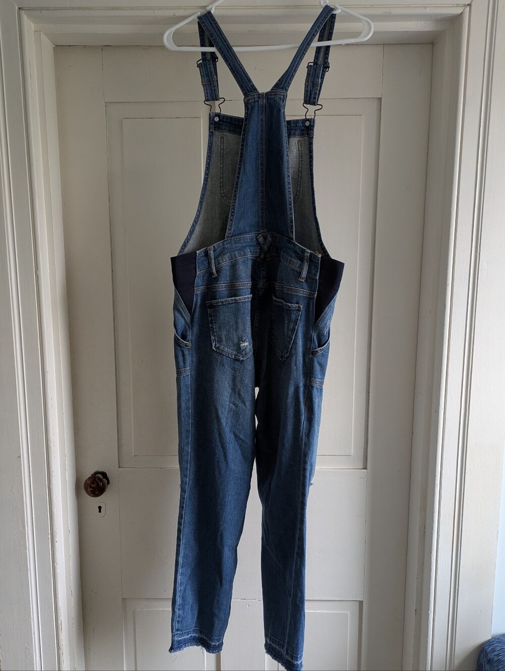 Motherhood Maternity Overalls w/ Stretch Detail At Waist- S - Picture 2 of 6